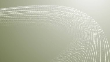 Modern soyut dijital ve grafik dekoru için yarım ton eğrisi olan yeşil ordu gradyanı