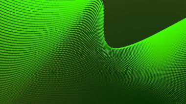 Modern doğa için yarım ton desenli yeşil orman gradyanı dijital ve grafik tasarımından esinlenilmiştir