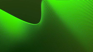 Modern doğa için yarım ton desenli yeşil orman gradyanı dijital ve grafik tasarımından esinlenilmiştir