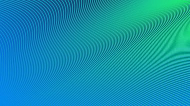 Taze, Modern ve Dinamik Görüntü Dizaynı Çizgili Mavi Yeşil Gradyan Arkaplanı