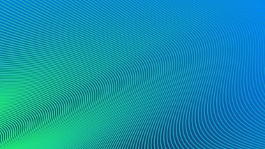 Taze, Modern ve Dinamik Görüntü Dizaynı Çizgili Mavi Yeşil Gradyan Arkaplanı