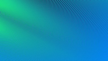 Taze, Modern ve Dinamik Görüntü Dizaynı Çizgili Mavi Yeşil Gradyan Arkaplanı