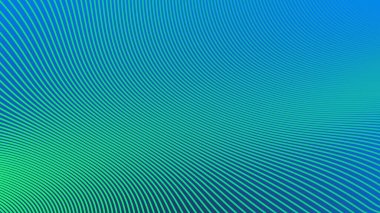 Taze, Modern ve Dinamik Görüntü Dizaynı Çizgili Mavi Yeşil Gradyan Arkaplanı