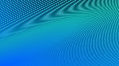 Taze, Modern ve Dinamik Görüntü Dizaynı Çizgili Mavi Yeşil Gradyan Arkaplanı