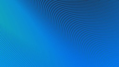 Taze, Modern ve Dinamik Görüntü Dizaynı Çizgili Mavi Yeşil Gradyan Arkaplanı