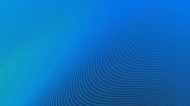 Taze, Modern ve Dinamik Görüntü Dizaynı Çizgili Mavi Yeşil Gradyan Arkaplanı