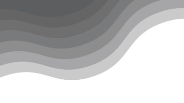 Modern, Zarif ve Minimalist Tasarım Projesi için Gri Katmanlı Gradyan Dalga Arkaplanı