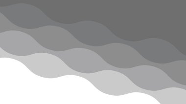 Modern, Zarif ve Minimalist Tasarım Projesi için Gri Katmanlı Gradyan Dalga Arkaplanı