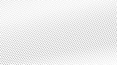 Modern Tasarım, Poster veya Web Düzeni için Siyah ve Beyaz Yarıtonlu Polkadot Soyutlamaları Modern Tasarım, Poster veya Web Düzeni