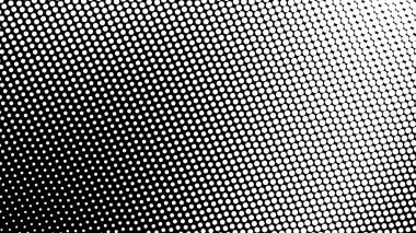 Modern Tasarım, Poster veya Web Düzeni için Siyah ve Beyaz Yarıtonlu Polkadot Soyutlamaları Modern Tasarım, Poster veya Web Düzeni