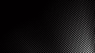 Modern Tasarım, Poster veya Web Düzeni için Siyah ve Beyaz Yarıtonlu Polkadot Soyutlamaları Modern Tasarım, Poster veya Web Düzeni