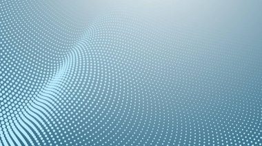 Modern Tasarım, Poster veya Dijital Sanat Çalışmaları için Mavi Gradyan Polkadot Soyutlama Arkaplanı Modern Tasarım, Poster veya Dijital Sanatsal Sanat