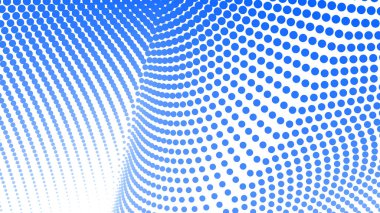 Modern Tasarım ve Dijital Görüntü için Polkadot Design ve Dijital Görüntü Mavisi ile Mavi Yarıtonlu Soyut Arkaplan Modern Tasarım ve Dijital Görüntüler İçin Polkadot Deseni