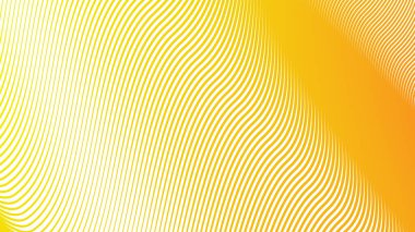 Canlı Modern Tasarım ve Dijital Kullanım için Turuncu Sarı Çizgili Eğri Çizgisi Soyut Arkaplan