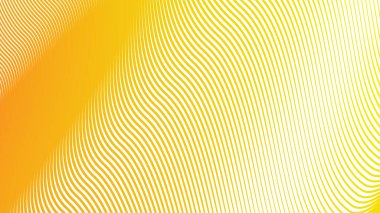 Canlı Modern Tasarım ve Dijital Kullanım için Turuncu Sarı Çizgili Eğri Çizgisi Soyut Arkaplan