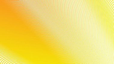 Canlı Modern Tasarım ve Dijital Kullanım için Turuncu Sarı Çizgili Eğri Çizgisi Soyut Arkaplan