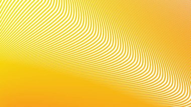 Canlı Modern Tasarım ve Dijital Kullanım için Turuncu Sarı Çizgili Eğri Çizgisi Soyut Arkaplan