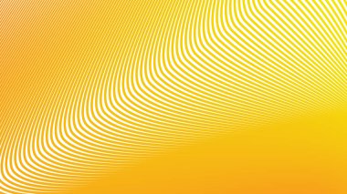 Canlı Modern Tasarım ve Dijital Kullanım için Turuncu Sarı Çizgili Eğri Çizgisi Soyut Arkaplan