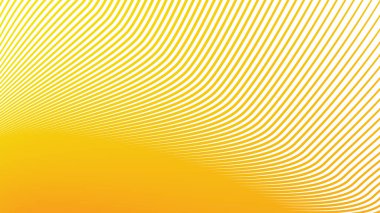 Canlı Modern Tasarım ve Dijital Kullanım için Turuncu Sarı Çizgili Eğri Çizgisi Soyut Arkaplan