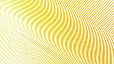 Canlı Modern Tasarım ve Dijital Kullanım için Turuncu Sarı Çizgili Eğri Çizgisi Soyut Arkaplan