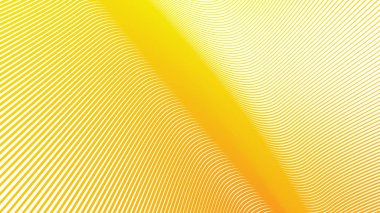 Canlı Modern Tasarım ve Dijital Kullanım için Turuncu Sarı Çizgili Eğri Çizgisi Soyut Arkaplan