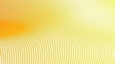 Canlı Modern Tasarım ve Dijital Kullanım için Turuncu Sarı Çizgili Eğri Çizgisi Soyut Arkaplan