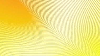 Canlı Modern Tasarım ve Dijital Kullanım için Turuncu Sarı Çizgili Eğri Çizgisi Soyut Arkaplan