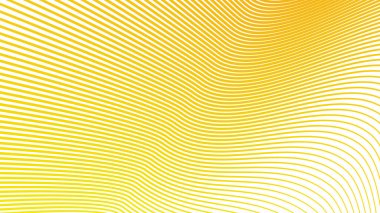 Canlı Modern Tasarım ve Dijital Kullanım için Turuncu Sarı Çizgili Eğri Çizgisi Soyut Arkaplan