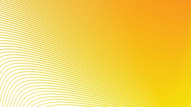 Canlı Modern Tasarım ve Dijital Kullanım için Turuncu Sarı Çizgili Eğri Çizgisi Soyut Arkaplan