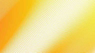 Canlı Modern Tasarım ve Dijital Kullanım için Turuncu Sarı Çizgili Eğri Çizgisi Soyut Arkaplan