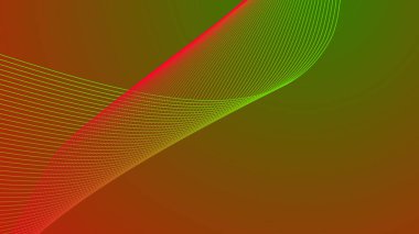 Modern Dijital Tasarım, UI ve Çizgili Çizgili Çizgi Çizgisi Arkaplanı ile Soyut Kırmızı ve Yeşil Modern Dijital Tasarım, UI ve Yaratıcı Görsel Görüntü Çizgisi Arkaplanı ile