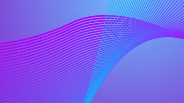 Modern Web Tasarımı, UI ve Dijital Görsel Görsel Arkaplan için Çizgili Çizgiler Çizgisi, Modern Web Tasarımı, UI ve Dijital Görsel Görüntü Çizgisi ile Mavi ve Mor Soyut Arkaplan
