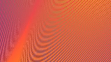 Canlı Modern Tasarım, UI ve Dijital Arkaplan için Çizgili Kırmızı Turuncu Soyut Arkaplan