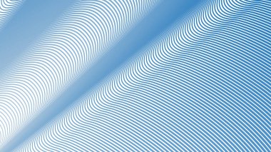 Modern Web Tasarımı, Dijital Sanat için Mavi Çizgili Dalga Çizgisi Soyut Arkaplanı ve Modern Web Tasarımı, Dijital Sanat ve UI Sunumu için Mavi Gökyüzü Çizgisi Soyut Arkaplanı