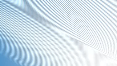 Modern Web Tasarımı, Dijital Sanat için Mavi Çizgili Dalga Çizgisi Soyut Arkaplanı ve Modern Web Tasarımı, Dijital Sanat ve UI Sunumu için Mavi Gökyüzü Çizgisi Soyut Arkaplanı