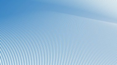 Modern Web Tasarımı, Dijital Sanat için Mavi Çizgili Dalga Çizgisi Soyut Arkaplanı ve Modern Web Tasarımı, Dijital Sanat ve UI Sunumu için Mavi Gökyüzü Çizgisi Soyut Arkaplanı