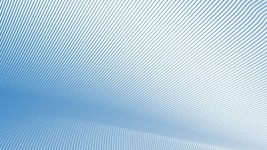 Modern Web Tasarımı, Dijital Sanat için Mavi Çizgili Dalga Çizgisi Soyut Arkaplanı ve Modern Web Tasarımı, Dijital Sanat ve UI Sunumu için Mavi Gökyüzü Çizgisi Soyut Arkaplanı