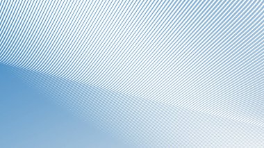 Modern Web Tasarımı, Dijital Sanat için Mavi Çizgili Dalga Çizgisi Soyut Arkaplanı ve Modern Web Tasarımı, Dijital Sanat ve UI Sunumu için Mavi Gökyüzü Çizgisi Soyut Arkaplanı