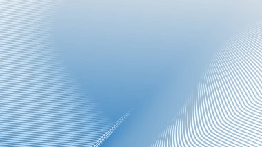 Modern Web Tasarımı, Dijital Sanat için Mavi Çizgili Dalga Çizgisi Soyut Arkaplanı ve Modern Web Tasarımı, Dijital Sanat ve UI Sunumu için Mavi Gökyüzü Çizgisi Soyut Arkaplanı