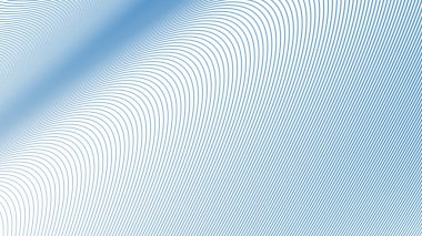 Modern Web Tasarımı, Dijital Sanat için Mavi Çizgili Dalga Çizgisi Soyut Arkaplanı ve Modern Web Tasarımı, Dijital Sanat ve UI Sunumu için Mavi Gökyüzü Çizgisi Soyut Arkaplanı