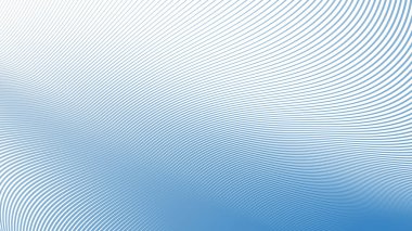 Modern Web Tasarımı, Dijital Sanat için Mavi Çizgili Dalga Çizgisi Soyut Arkaplanı ve Modern Web Tasarımı, Dijital Sanat ve UI Sunumu için Mavi Gökyüzü Çizgisi Soyut Arkaplanı