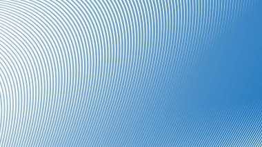 Modern Web Tasarımı, Dijital Sanat için Mavi Çizgili Dalga Çizgisi Soyut Arkaplanı ve Modern Web Tasarımı, Dijital Sanat ve UI Sunumu için Mavi Gökyüzü Çizgisi Soyut Arkaplanı