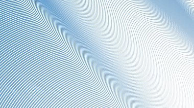 Modern Web Tasarımı, Dijital Sanat için Mavi Çizgili Dalga Çizgisi Soyut Arkaplanı ve Modern Web Tasarımı, Dijital Sanat ve UI Sunumu için Mavi Gökyüzü Çizgisi Soyut Arkaplanı