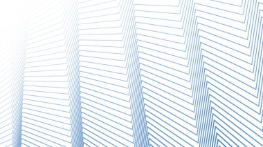 Mavi Azzure Çizgili Zig Zag Soyut Arkaplan Modern Geometrik Desen Tasarımı