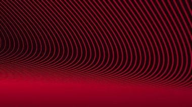 Koyu Kırmızı Çizgiler Soyut Arkaplan Deseni Tasarımı