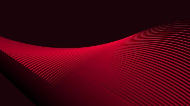 Koyu Kırmızı Çizgiler Soyut Arkaplan Deseni Tasarımı