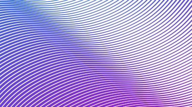 Modern Dijital Sanat ve Web Tasarımı için Mor Mavi Çizgili Eğri Çizgisi Soyut Arkaplan