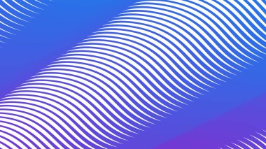 Modern Dijital Sanat ve Web Tasarımı için Mor Mavi Çizgili Eğri Çizgisi Soyut Arkaplan