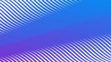 Modern Dijital Sanat ve Web Tasarımı için Mor Mavi Çizgili Eğri Çizgisi Soyut Arkaplan