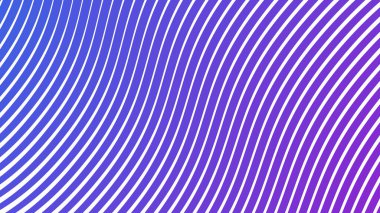 Modern Dijital Sanat ve Web Tasarımı için Mor Mavi Çizgili Eğri Çizgisi Soyut Arkaplan